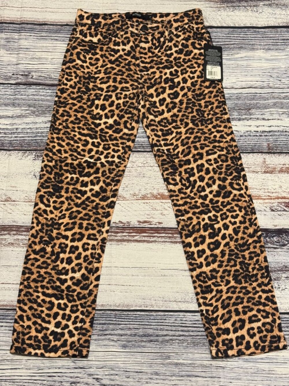Hudson Nico Cigarette Jeans 26 Cleo Leopard Print Animal $195 NWT